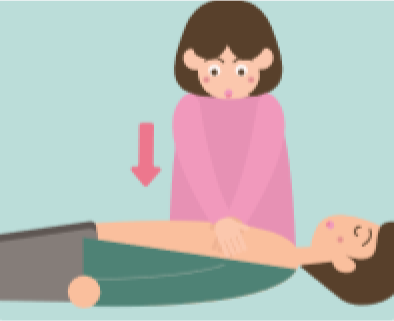 가슴압박 30회 시행
